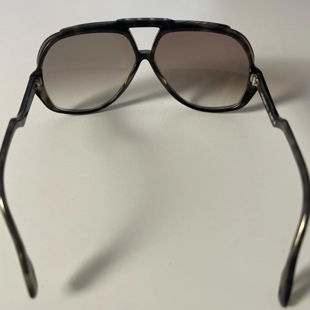 Yves Saint Laurent Vintage Aviator Sunglasses Tortoise Shell